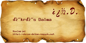 Ökrös Dalma névjegykártya